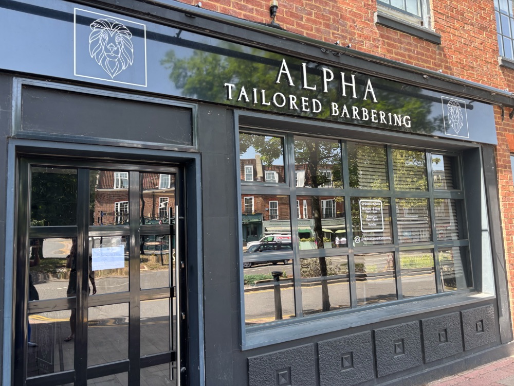 alpha barbering, Esher