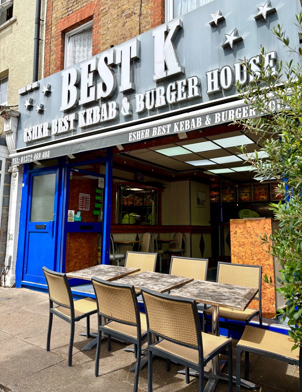 best kebab and burger, Esher