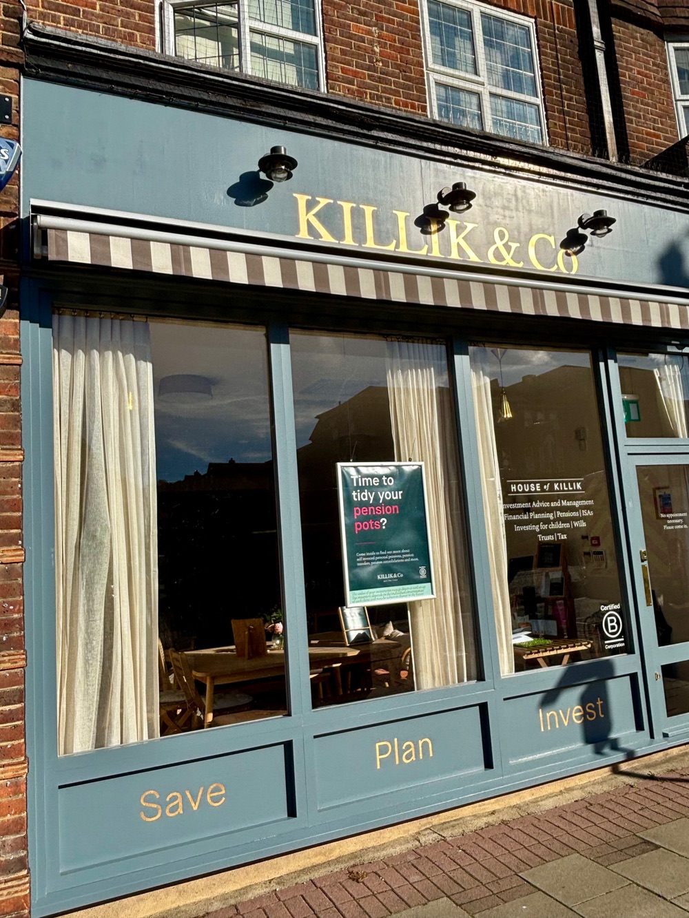 killik & co wealth management, Esher