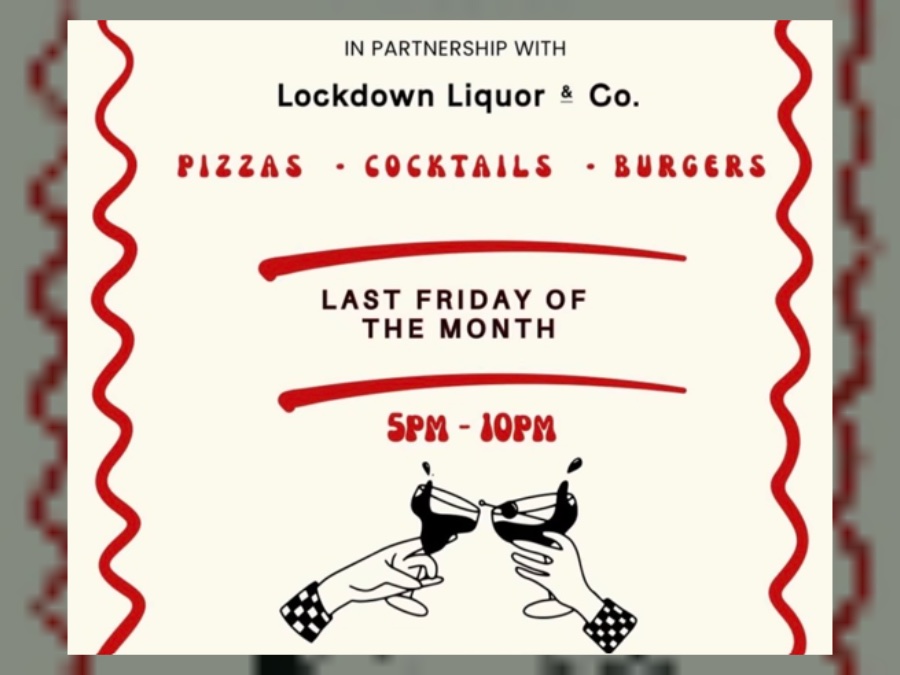 Pizza, Cocktails & Burger Night, Fego Esher